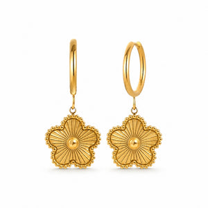 Evelia Bloom Oorringen - Goud