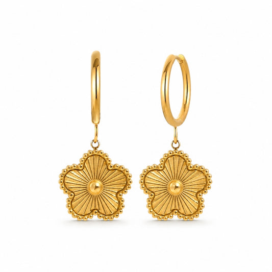 Evelia Bloom Oorringen - Goud