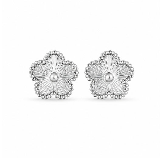 Evelia Bloom Oorknopjes - Zilver