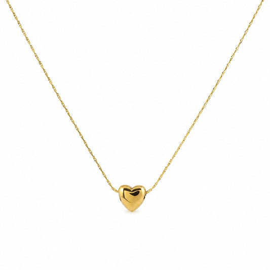 Herz Halskette Petit - Gold