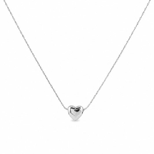 Herz Halskette Petit - Silber