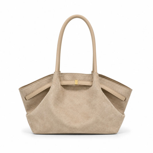 Noor Tasche - Sandfarbenes Leder