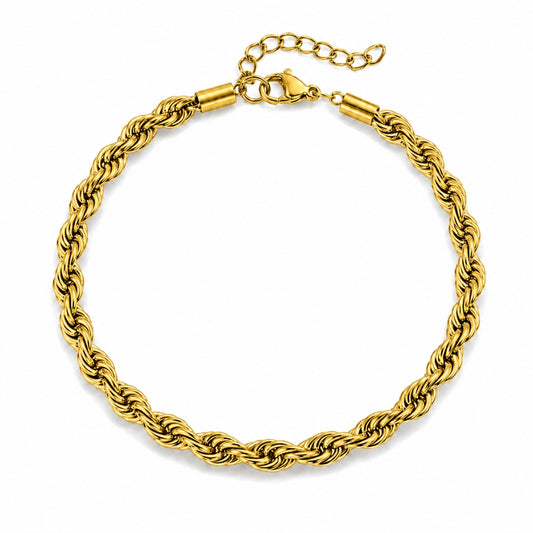 Seil Armband - Gold 5MM