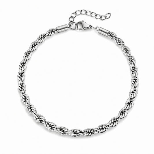 Seil Armband - Edelstahl 4MM