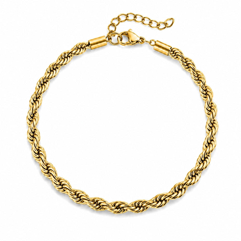 Touw Armband - Goud 4MM