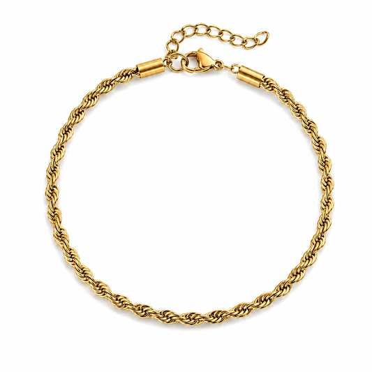 Seil Armband - Gold 3MM