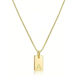 Platte Ketting - Goud