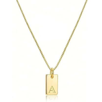 Platte Ketting - Goud