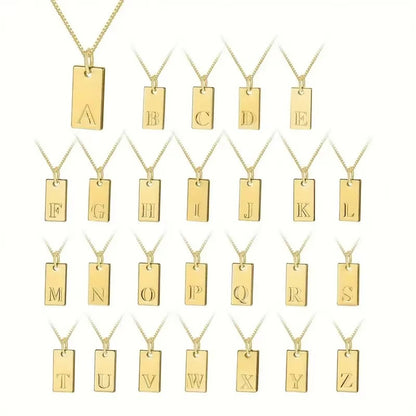 Platte Ketting - Goud