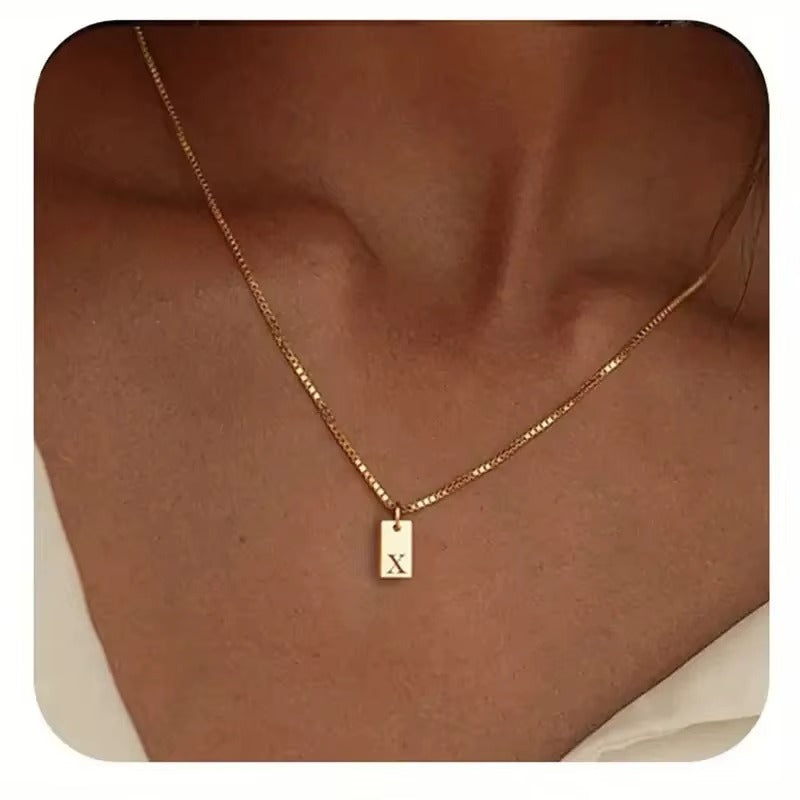 Platte Ketting - Goud