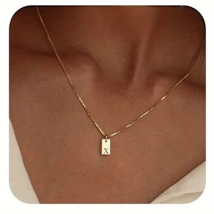 Platte Ketting - Goud