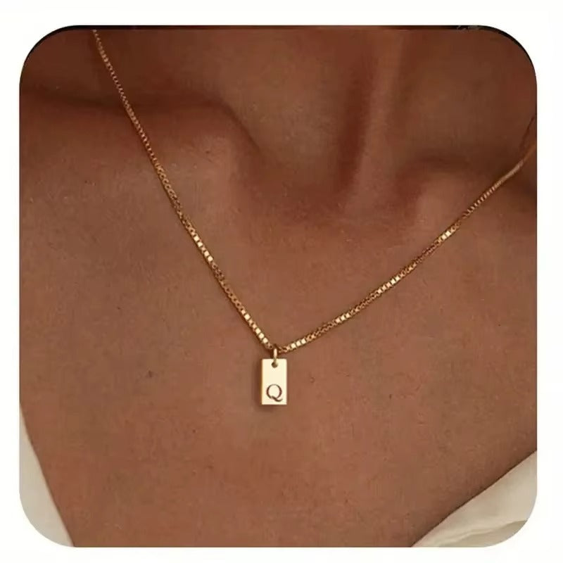 Platte Ketting - Goud