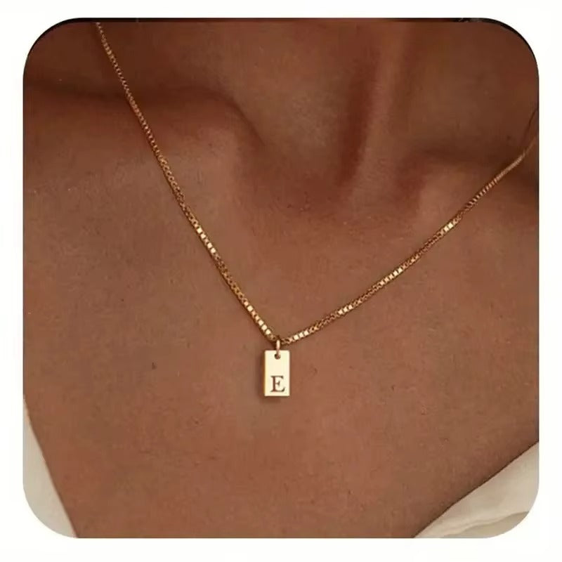 Platte Ketting - Goud