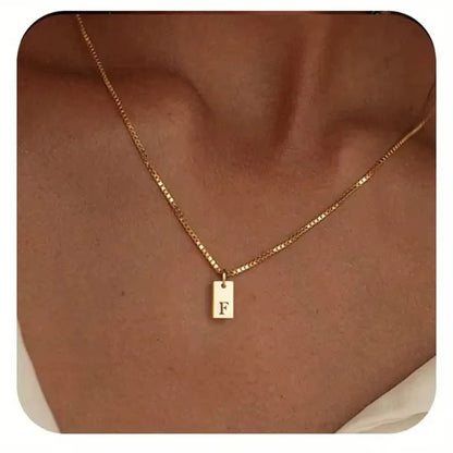 Platte Ketting - Goud
