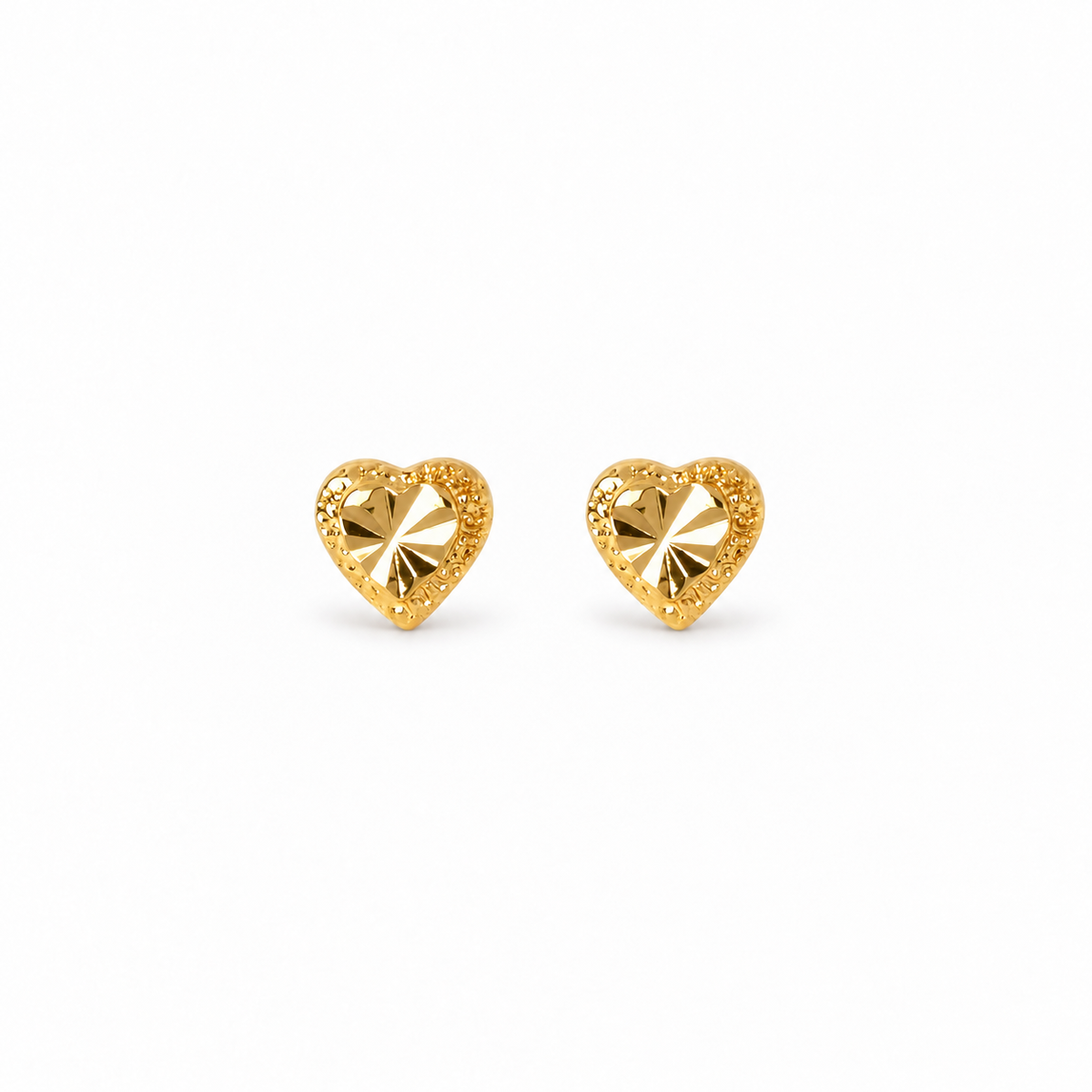 Emilia Herzohrringe - Gold