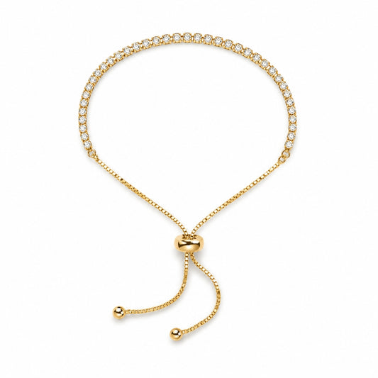 Tennis Armband Diamanten - Gold