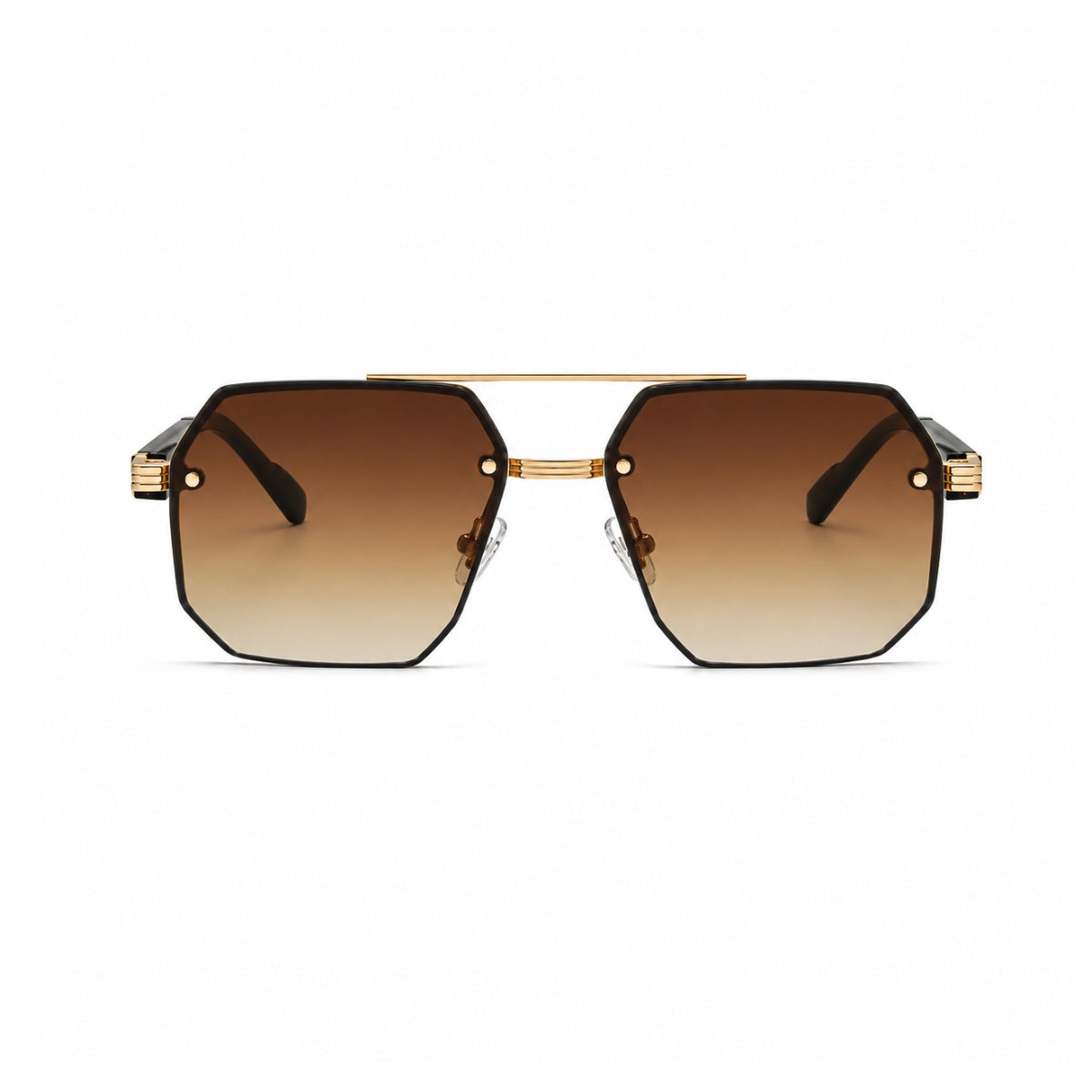 Avero Sonnenbrille - Schwarz Gold Braun