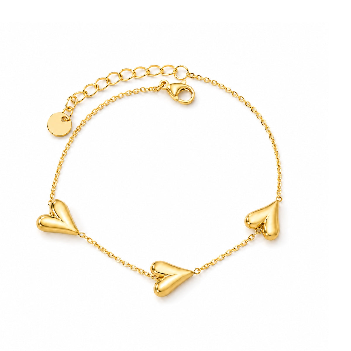 Alva Herz Armband - Gold