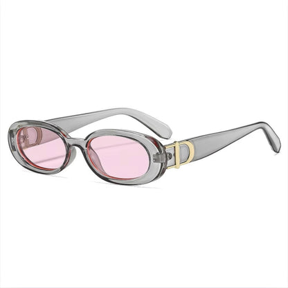 DD Sonnenbrille Oval - Grau Pink
