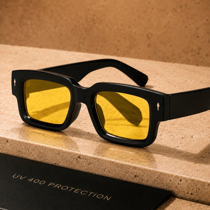 Auron Sonnenbrille - Schwarz Gelb
