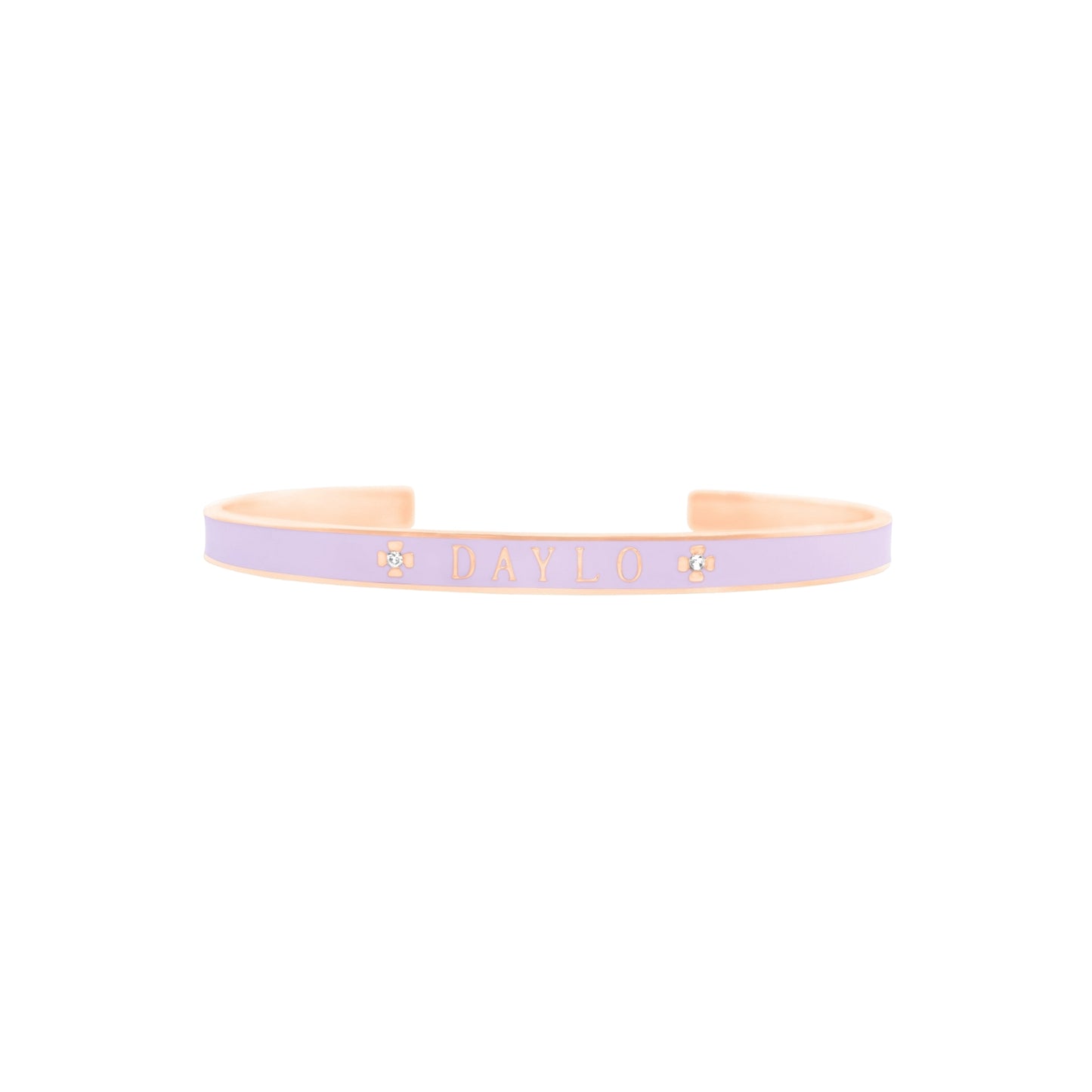 Armband - Roségoud/Paars