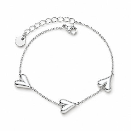 Alva Herz Armband - Silber