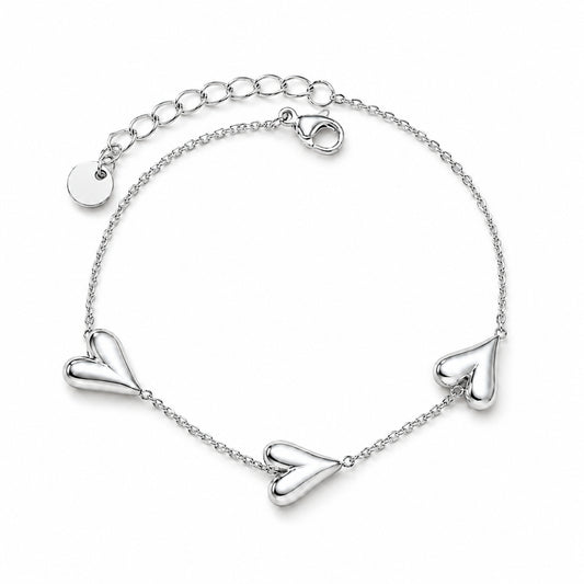 Alva Herz Armband - Silber