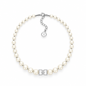 DD Perlen Choker - Silber