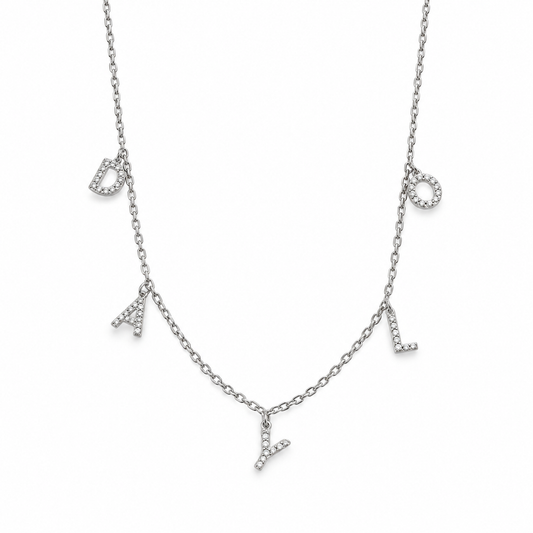 Diamant Halskette - Silber
