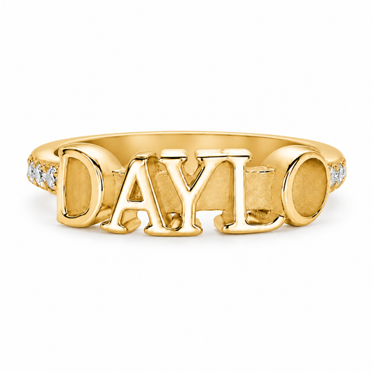 Klassischer Ring - Gold