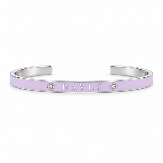 Armband - Silber/Lila