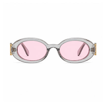 DD Sonnenbrille Oval - Grau Pink