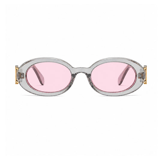 DD Sonnenbrille Oval - Grau Pink