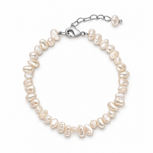 Annika Perlenarmband - Silber