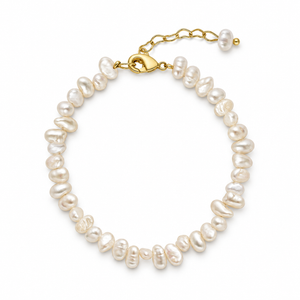 Annika Perlenarmband - Gold