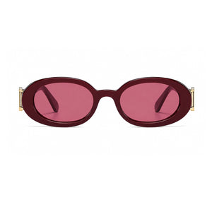 DD Sonnenbrille Oval - Rotwein Rot