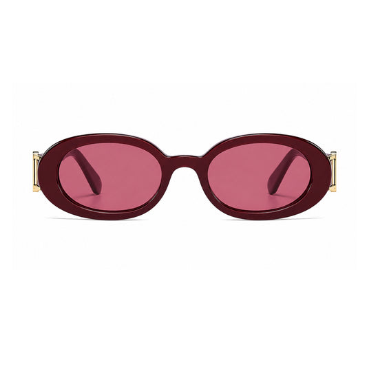 DD Sonnenbrille Oval - Rotwein Rot