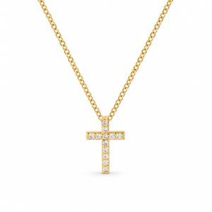 Cross Halskette - Gold