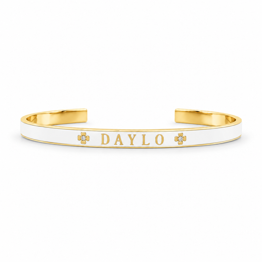 Armband - Gold/Weiß