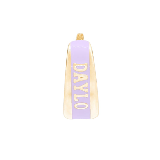 Creolen - Gold/Lila