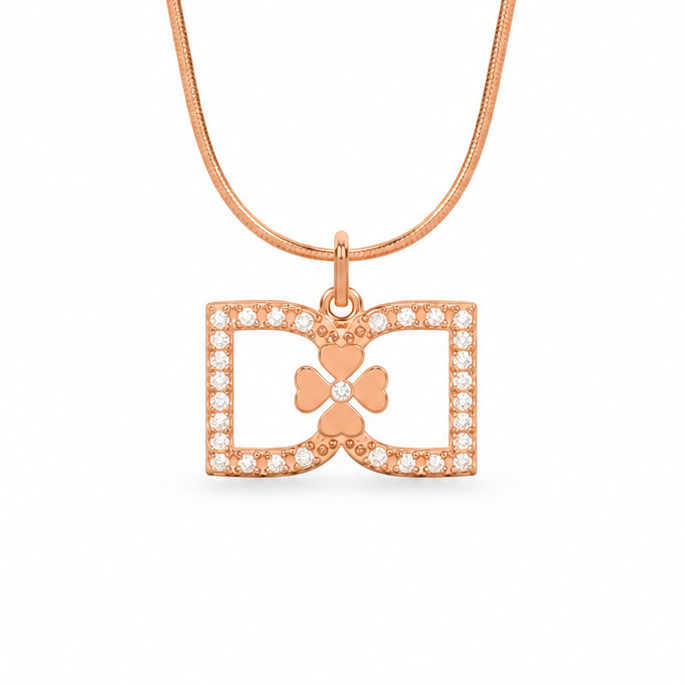 DD Halskette Diamant - Roségold