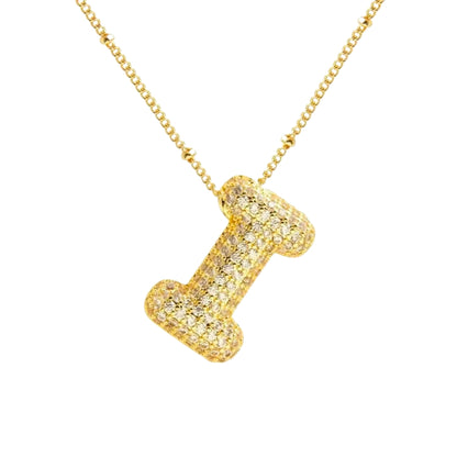 Stevige Letterketting - Goud