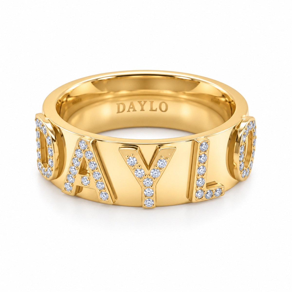 Signatur Diamantring - Gold