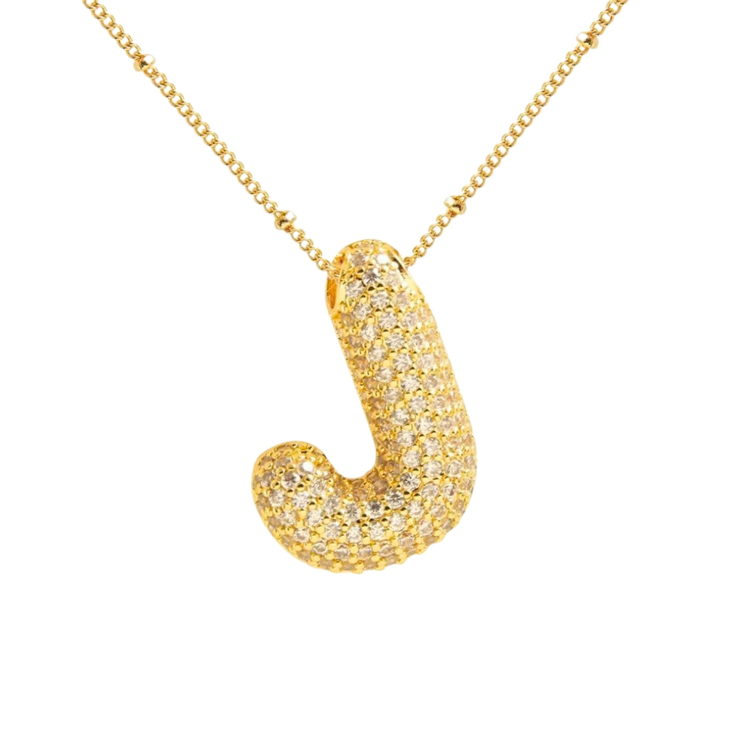 Stevige Letterketting - Goud