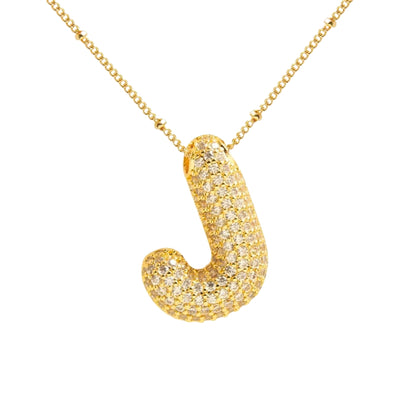 Stevige Letterketting - Goud
