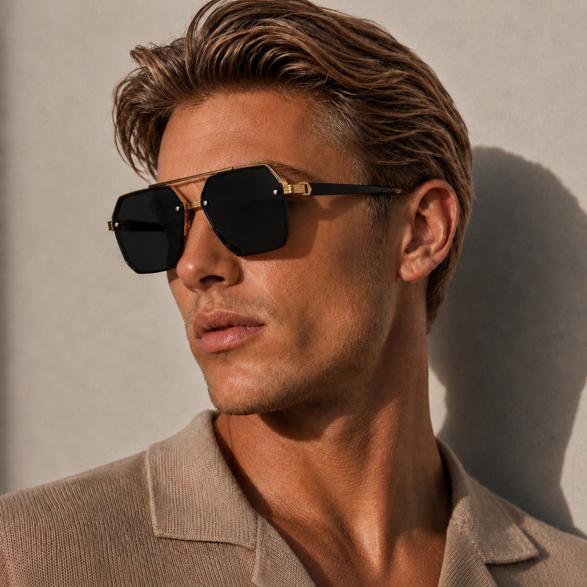 Avero Sonnenbrille - Schwarz Gold