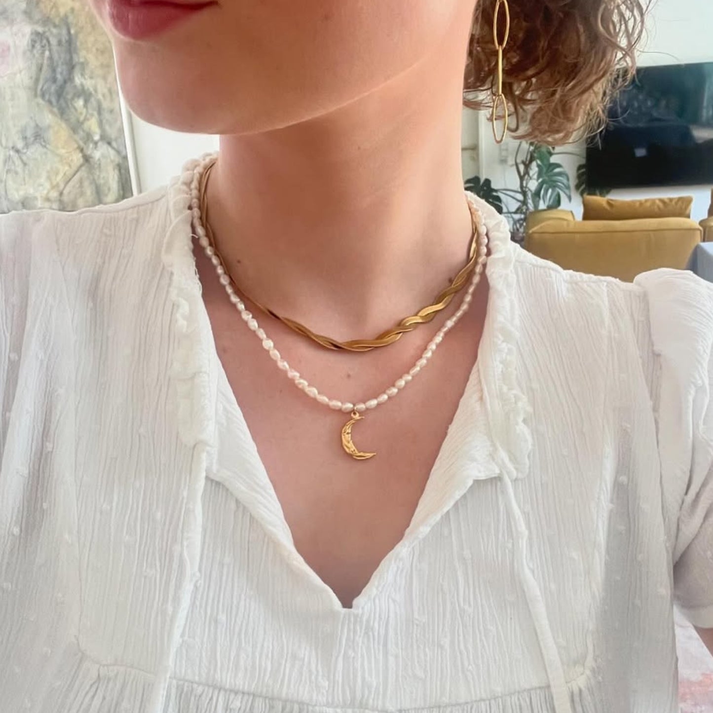Violet Ketting - Goud