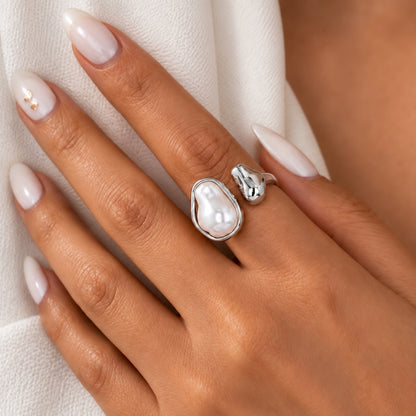 Nelia Perlenring – Silber