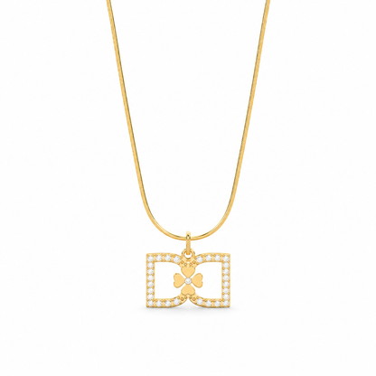 DD Halskette Diamanten - Gold