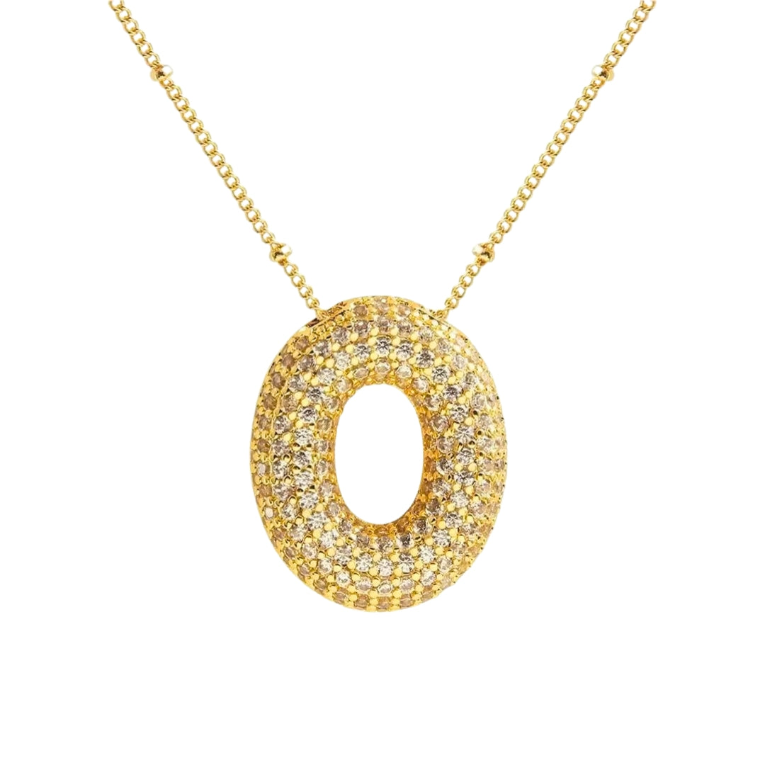 Stevige Letterketting - Goud